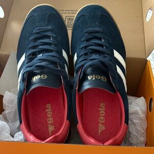 Gola women Dark Blue and White Sneakers